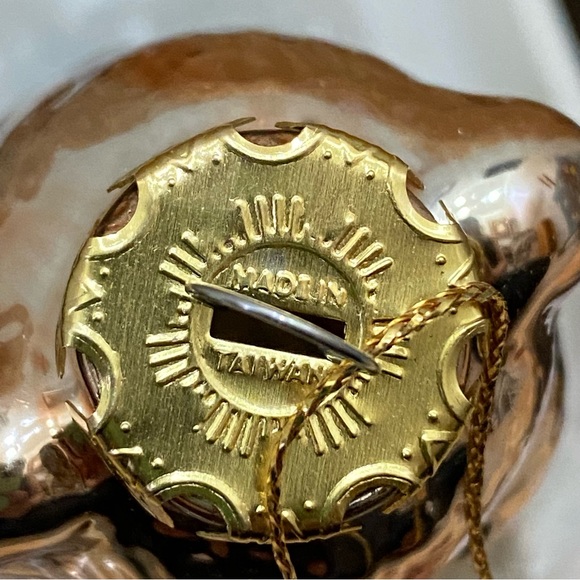 2002 Handblown Mercury Glass Bear Personalized Ornament - Picture 13 of 13